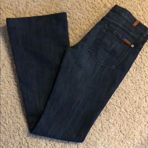 7 for all Mankind Charlize dark blue jeans 27/32.5
